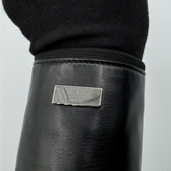 Gucci Black Leather Bracelet with Pouch | Very Good Condition - Picture 4 of 11